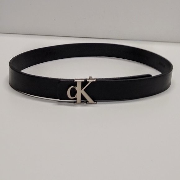 Calvin Klein Black Leather Belt - Picture 3 of 12